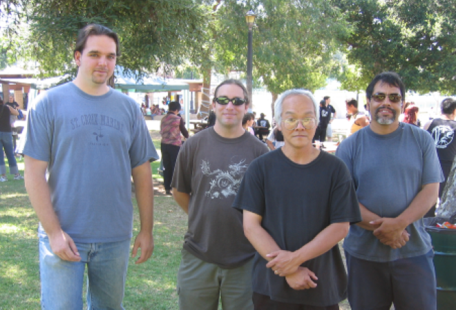 Louie Martinez (far right) - Ng Ga Kuen